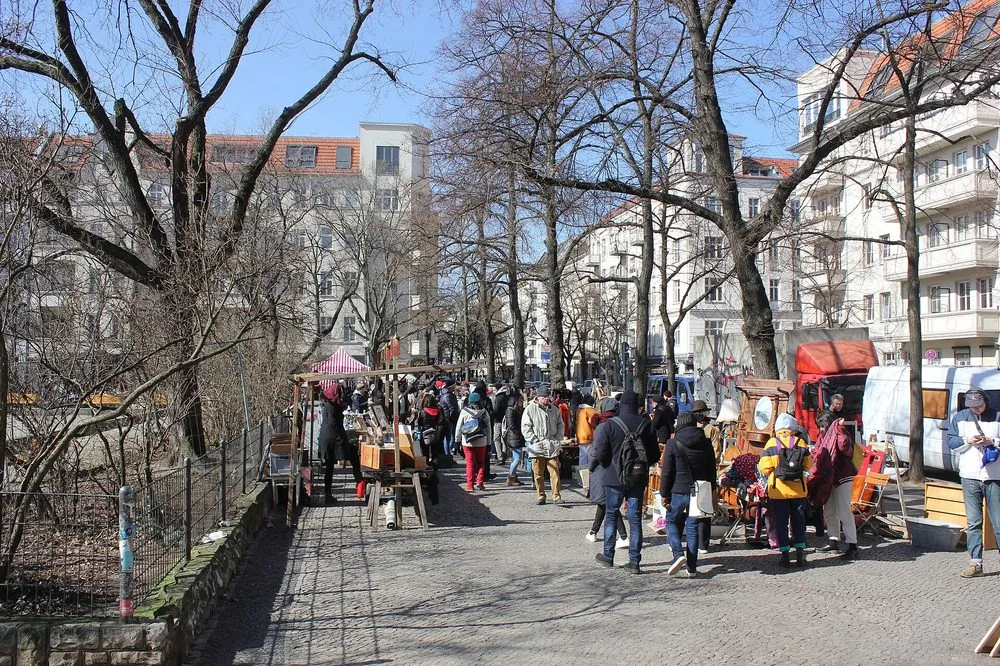 Altbau am Boxhagener Platz in Berlin-Friedrichshain